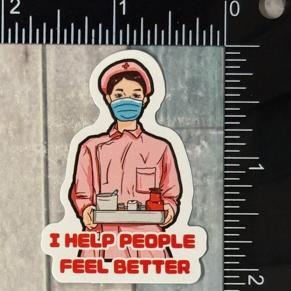 🌀10/$10🌀 Healthcare Nurse Doctor Reusable Waterproof Vinyl Sticker Decal - Picture 1 of 1
